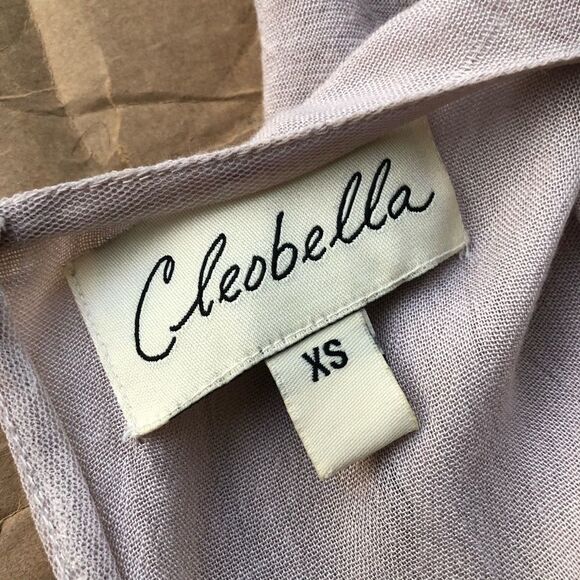 CLEOBELLA Embroidered Amery Boho Indie Forest Fairy Maxi Dress in Lilac XS - Picture 12 of 16